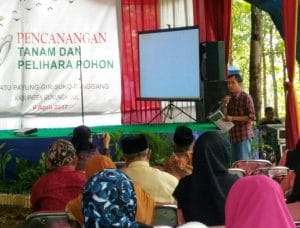Kegiatan Pencanangan Tanam dan Pemeliharaan Pohon di Watu Payung