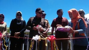 Bupati Resmikan Walking Track Mangrove di Pusat Informasi Mangrove Tanjung Batu
