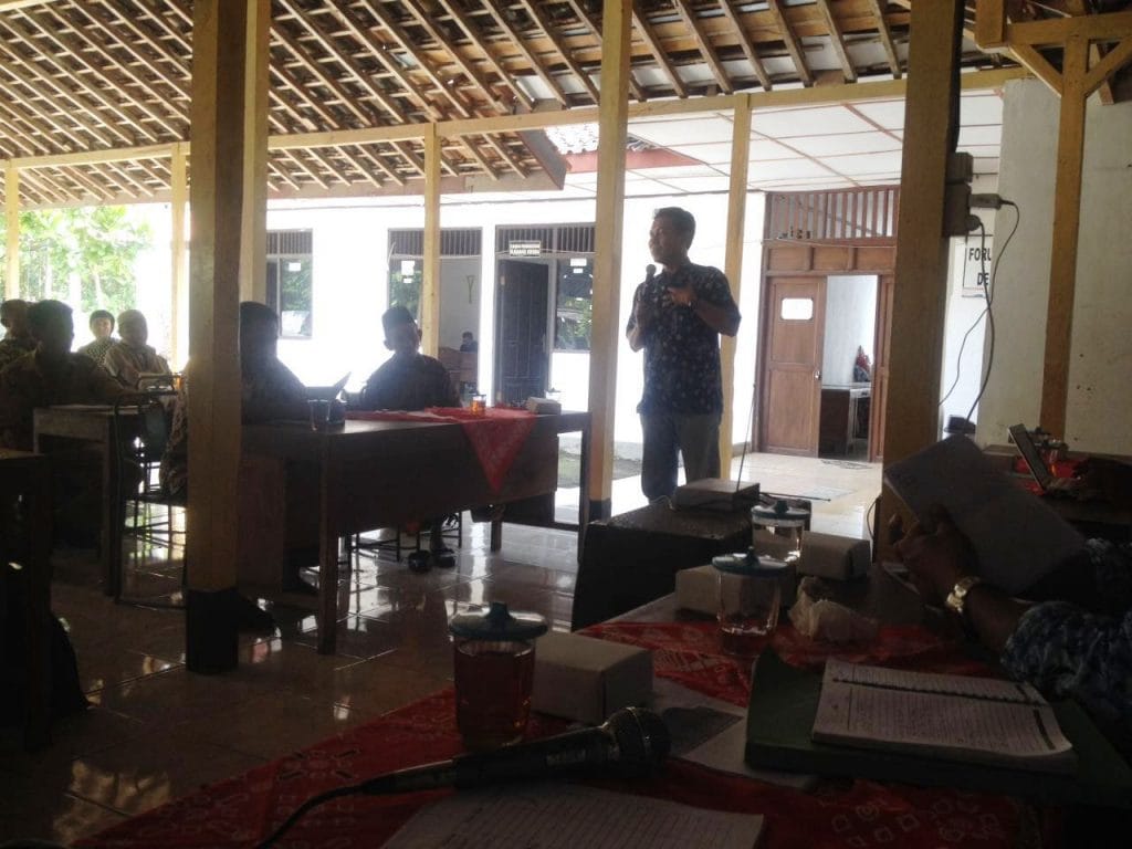 Sosialisasi Program Mitigasi Perubahan Iklim Berbasis Lahan di Gunungkidul