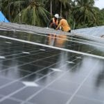 pemasangan panel surya