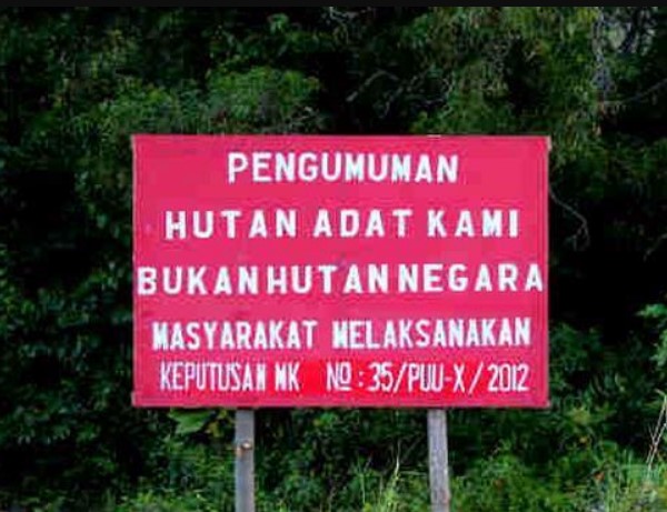 Hutan Adat; Pengakuan dan Tindak Lanjut
