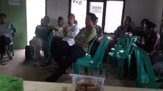 Diskusi Kelembagaan Kelompok Tani Peuntas Jaya Desa Pasanggrahan