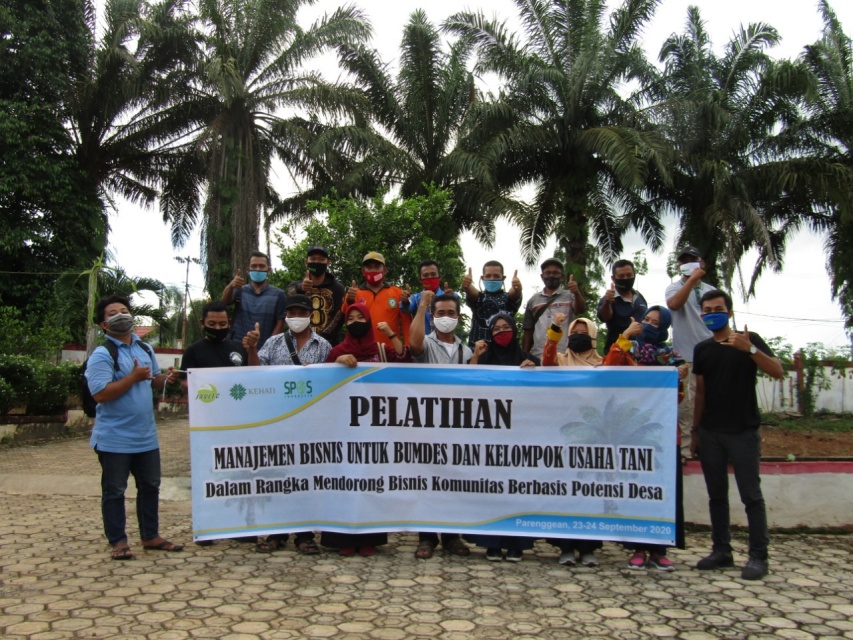 SPOS-JAVLEC Selenggarakan Pelatihan Bisnis BUM Desa di Paranggean Kotawaringin Timur