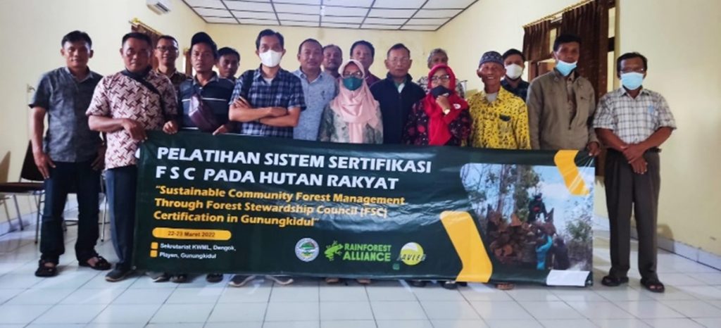 Pelatihan Sistem Sertifikasi FSC pada Hutan Rakyat  di Kabupaten Gunungkidul