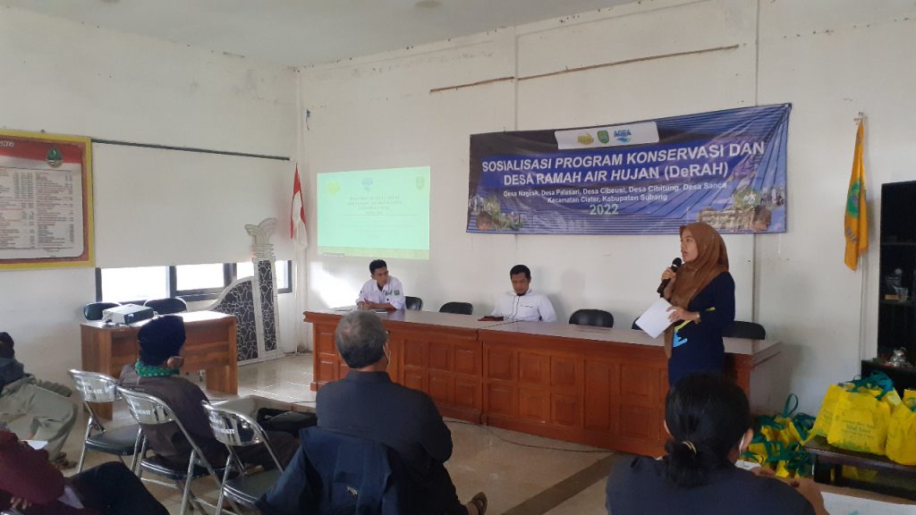 Sosialisasi DeRAH di Hulu DAS Cipunagara