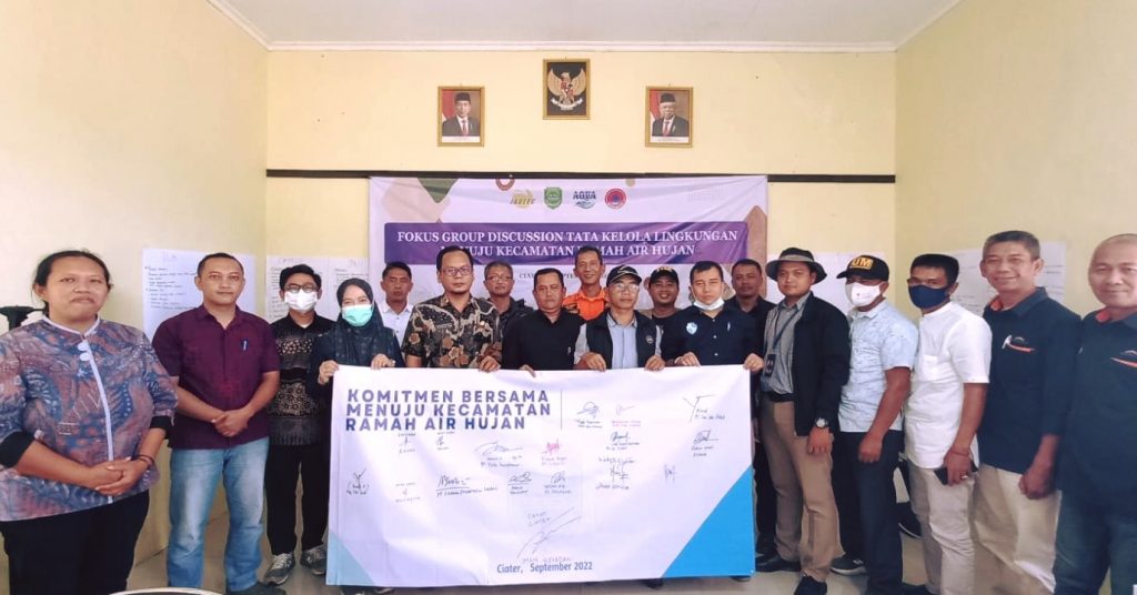 Aqua Subang bersama Javlec Wujudkan Kecamatan Ramah Air Hujan