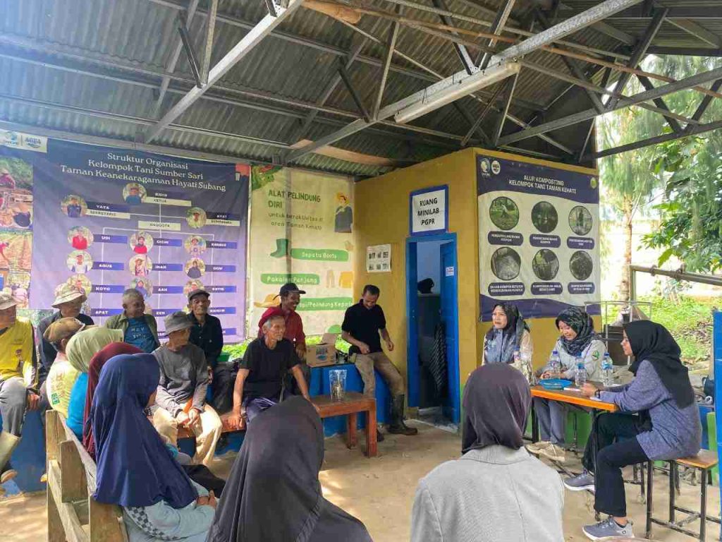 Kunjungan Balai POPT Dinas Perkebunan Prov. Jabar ke Kelompok Tani Sumber Sari